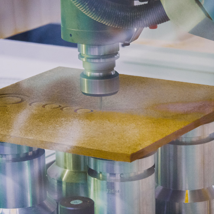 Cocoboard being CNC machined